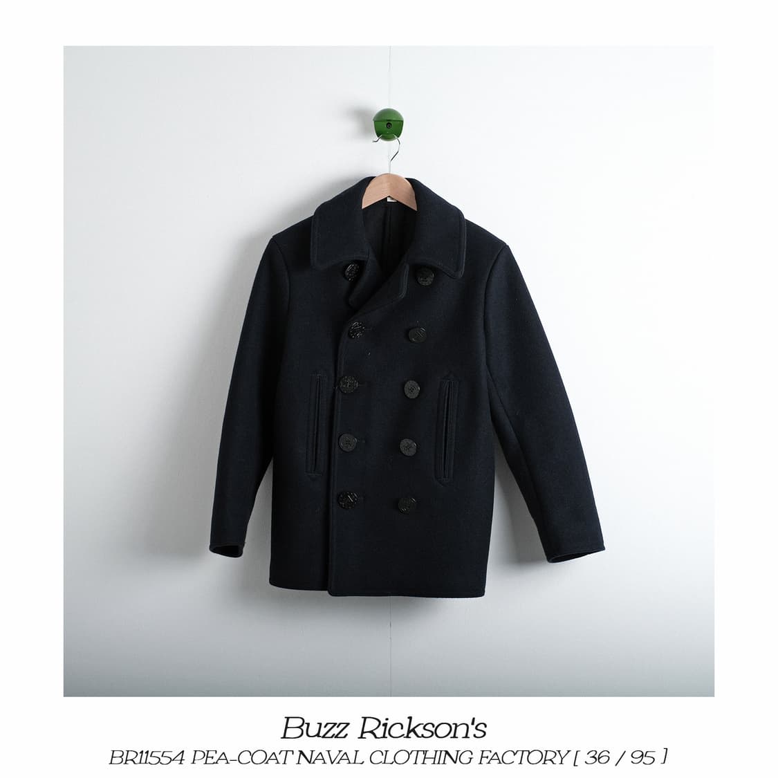 버즈릭슨 피코트 BR11554 네이비 36(95)사이즈 상품이미지1