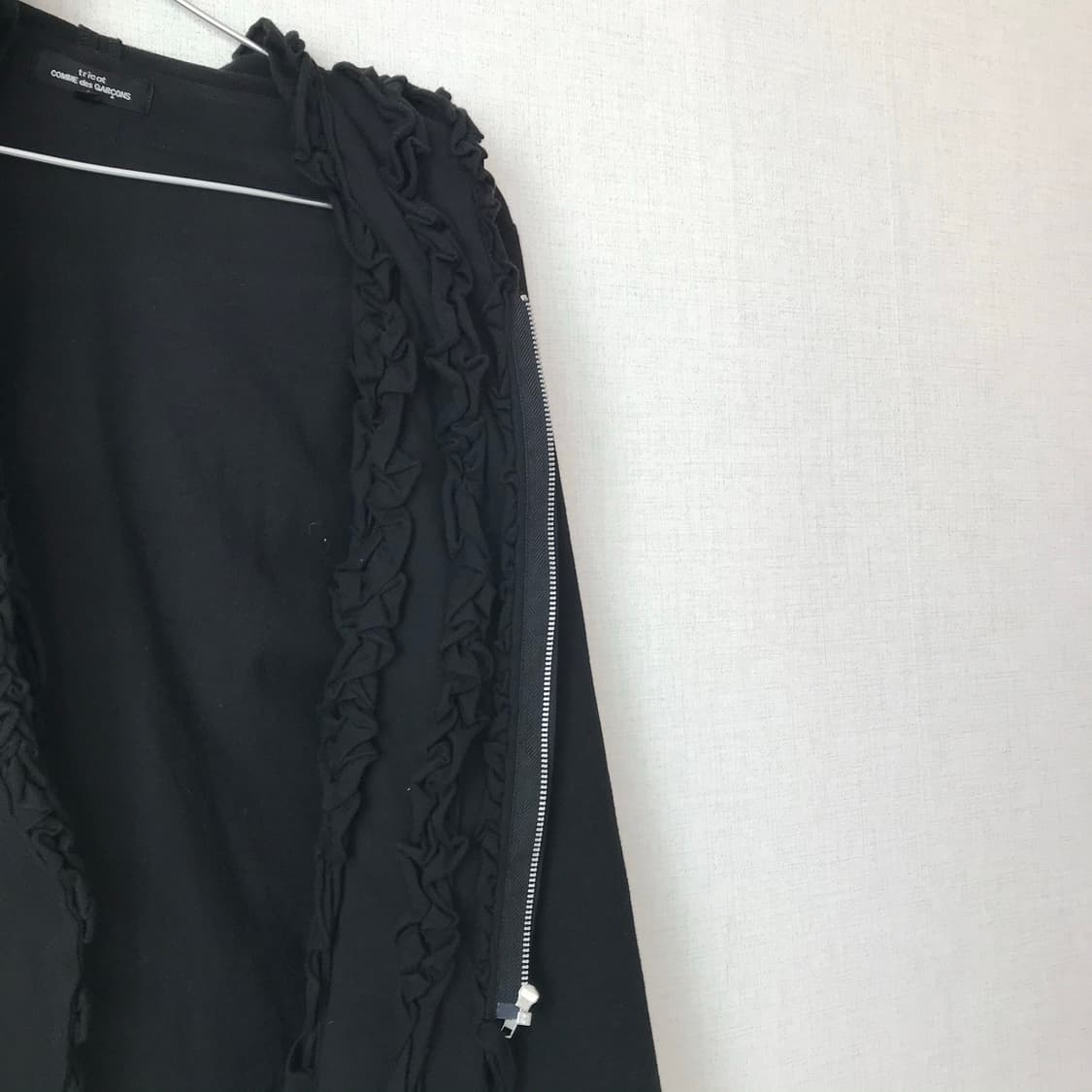 꼼데가르송 트리콧 언발란스 후드 집업 상품이미지5