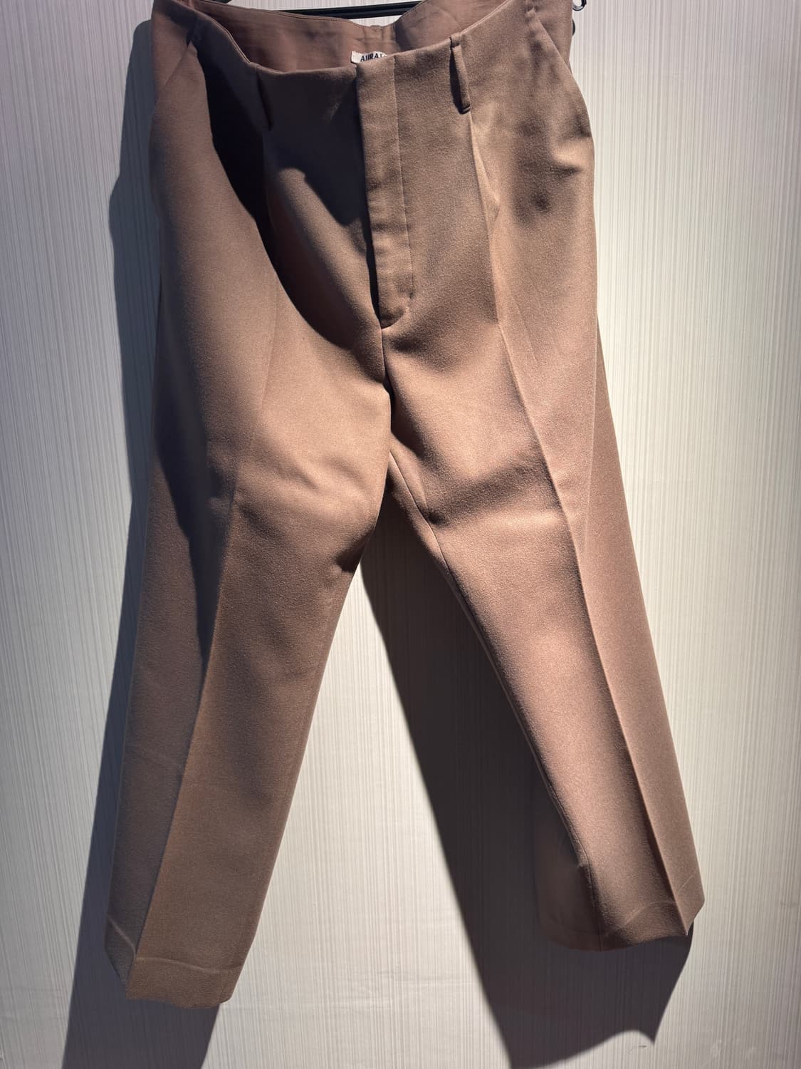 오라리 /라이트 멜튼 와이드 슬랙스 코코아/ 5 상품이미지1