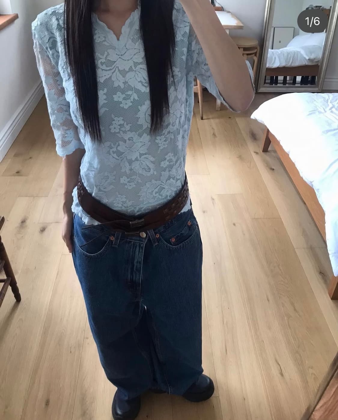 vintage lace top 상품이미지1