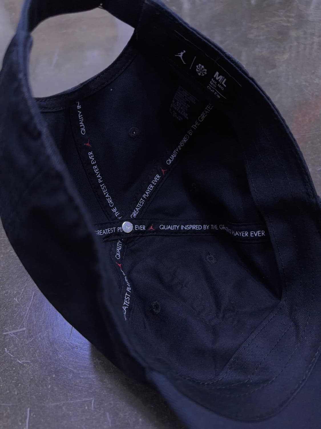 조던 점프맨 스몰 자수 볼캡 블랙 M L 상품이미지7