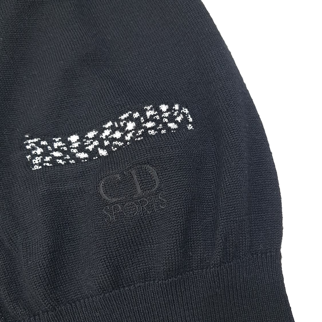 CL861 M 디올 90s 일본판 블랙 니트 조끼 스웨터 상품이미지3