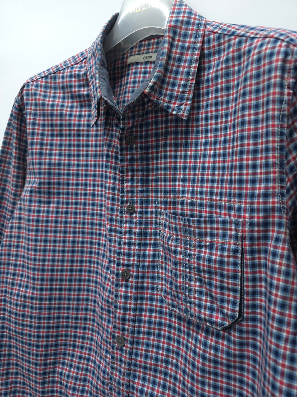 ​시스템 옴므(한섬) 남성 체크 봄가을 셔츠 (100) 상품이미지10