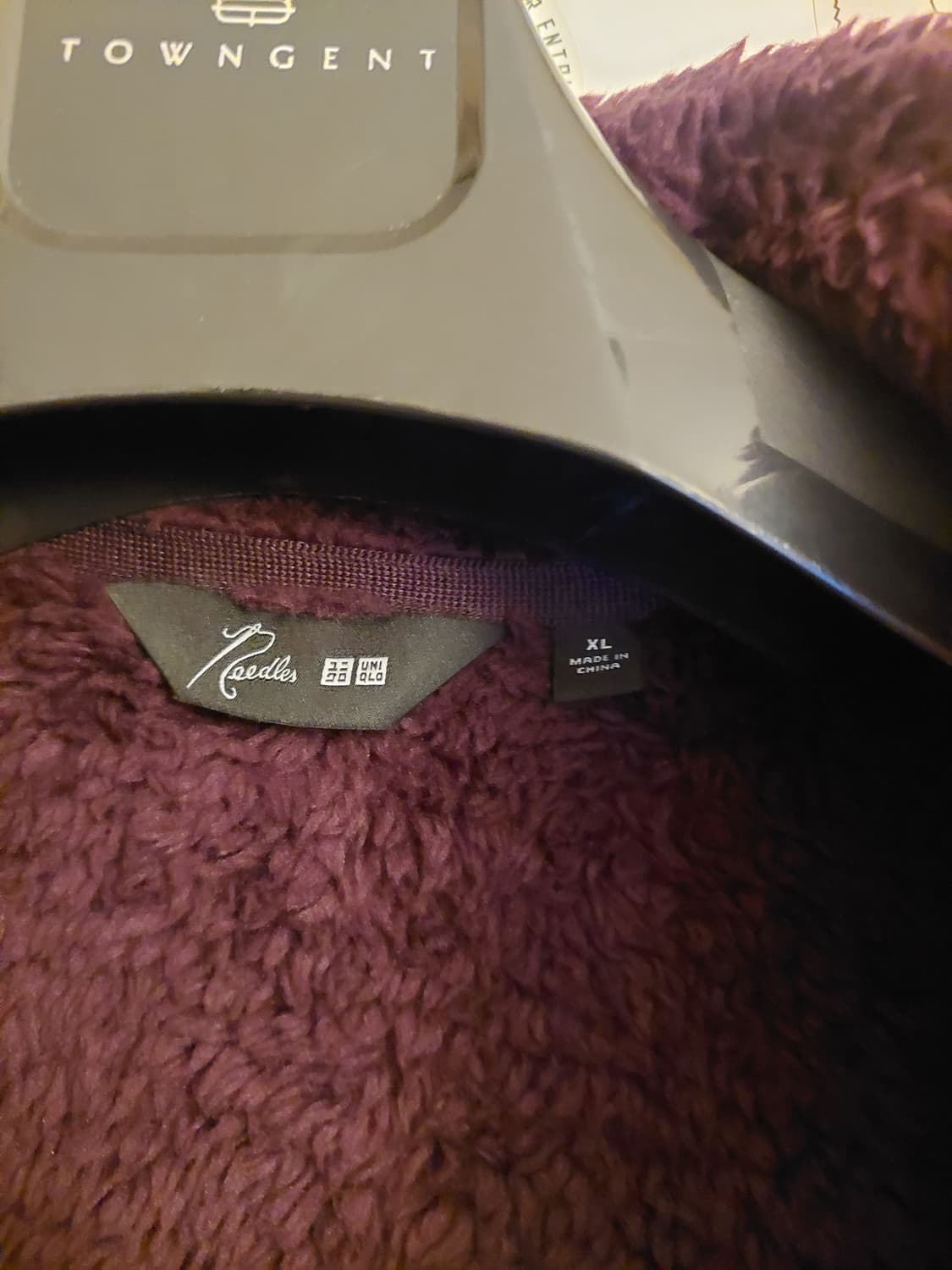 유니클로 니들스 후리스 풀집자켓 XL 퍼플 상품이미지3