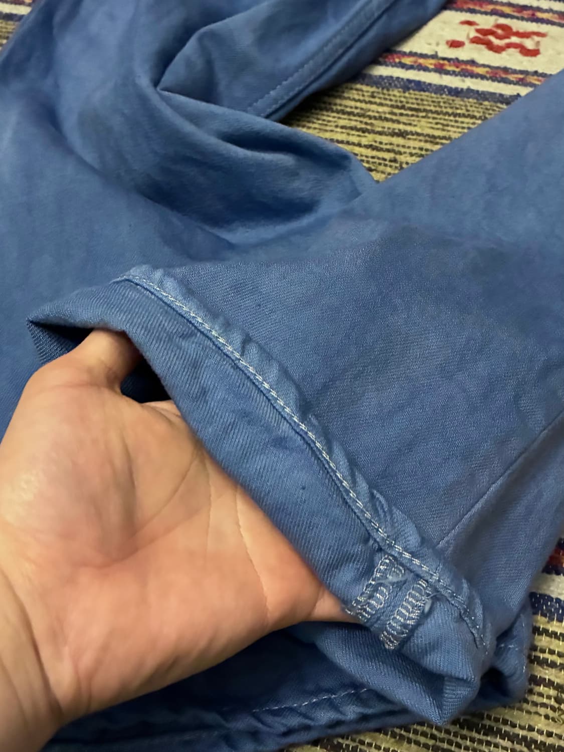 (1/29)marka 마카 스톤워시 페이디드 코쿤핏 데님 블루 by 상품이미지7