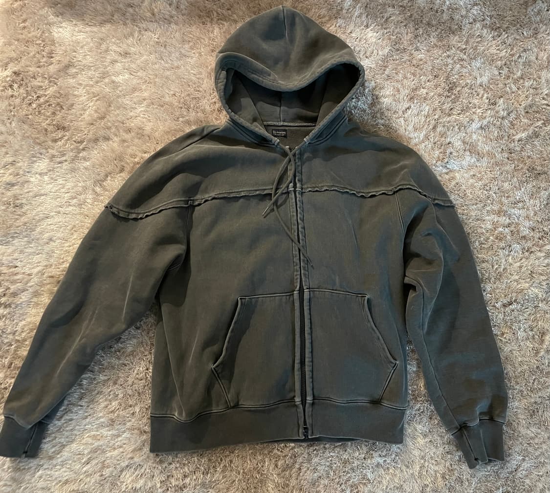 헤리티지플로스 221 피그먼트 후드 집업 상품이미지1