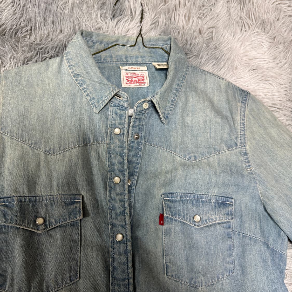 리바이스 웨스턴 데님셔츠 여성 M사이즈 상품이미지2