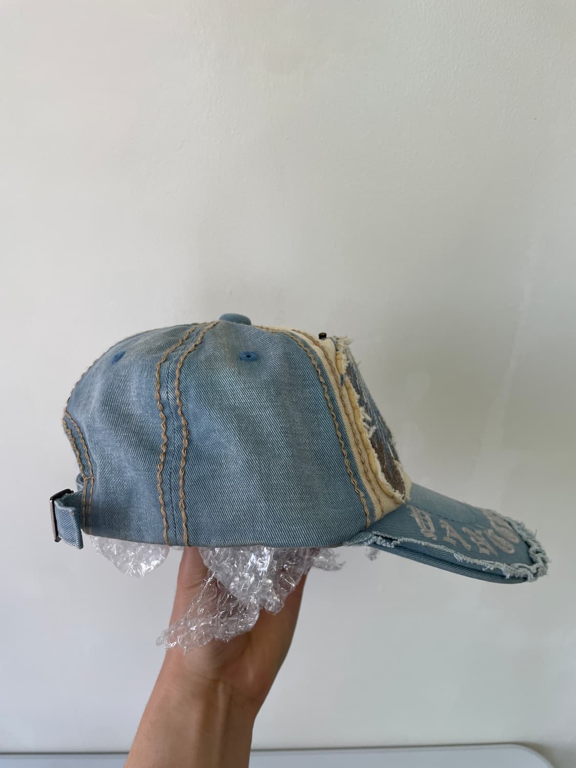 빈티지 y2k 디스트로이드 스터드 볼캡 상품이미지4