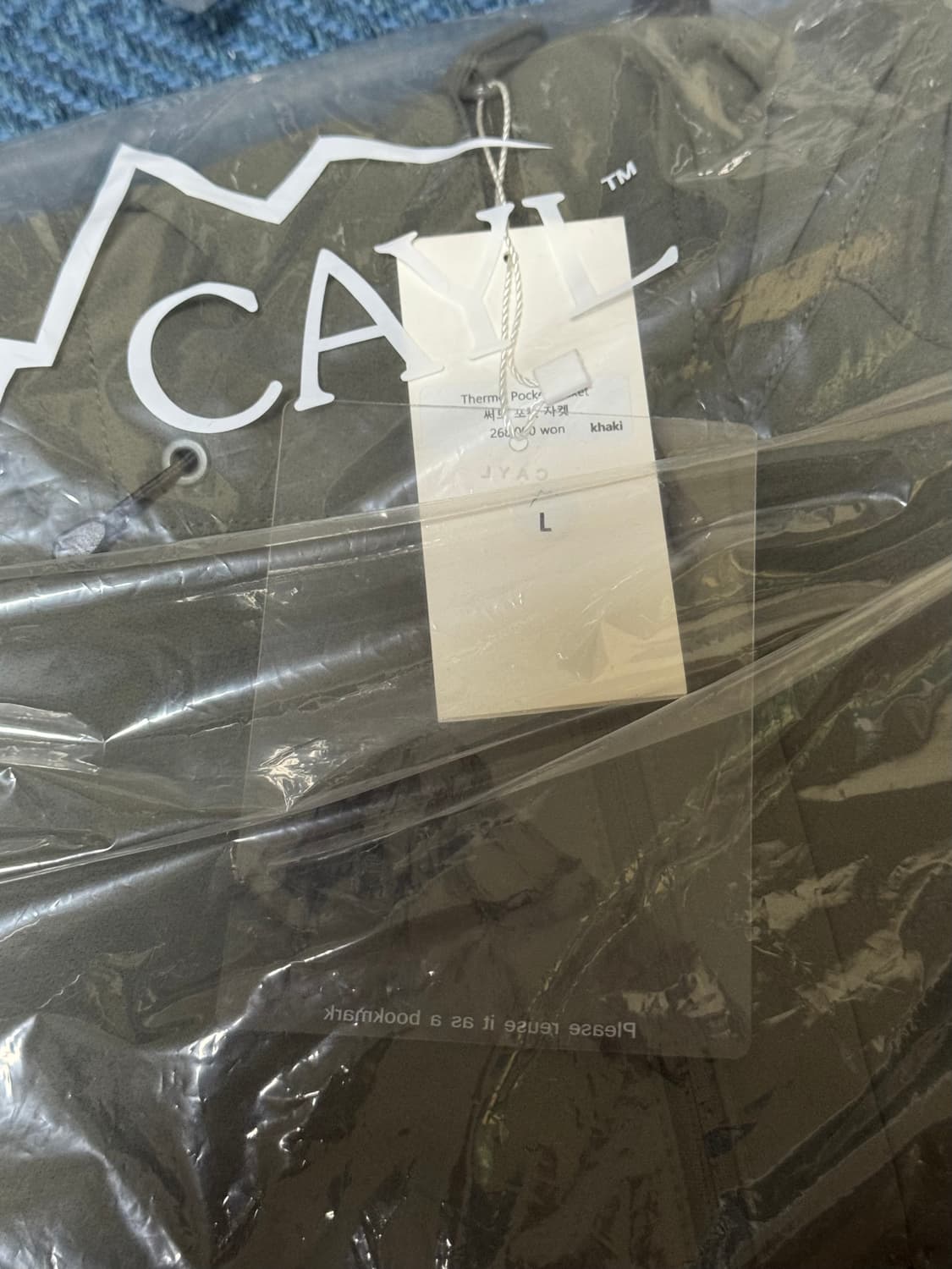 케일 Thermo Poacket Jacket 카키 L 상품이미지5