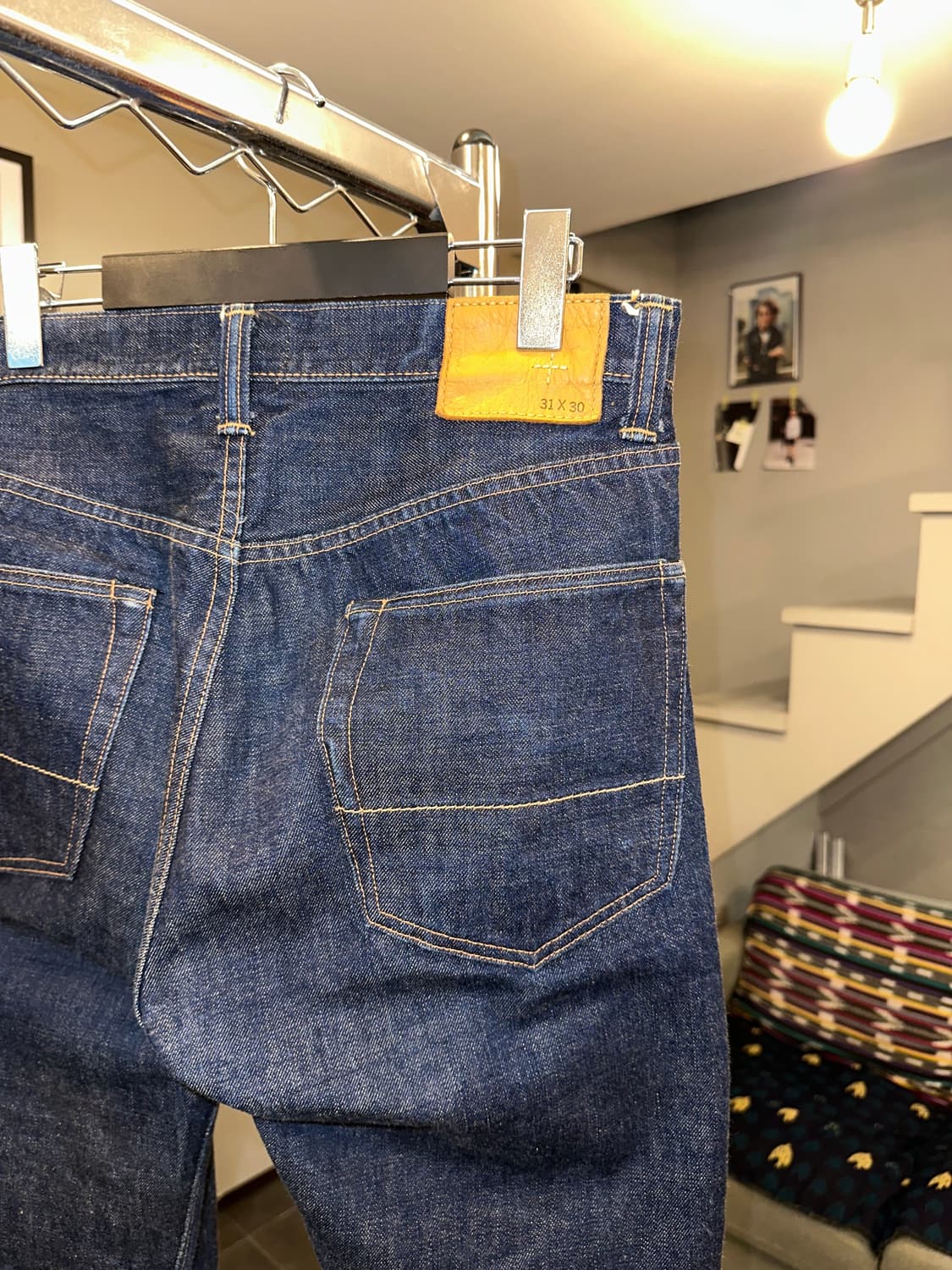 Old Beams Selvedge stitch denim pants 상품이미지8