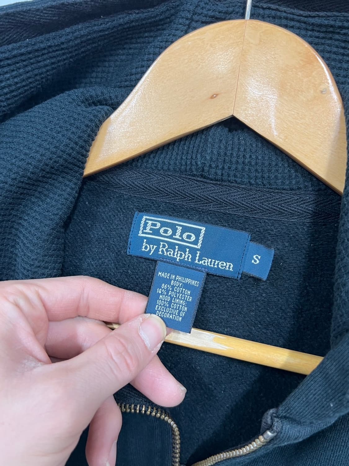 폴로 랄프로렌 포니 로고 풀 후드집업 상품이미지4