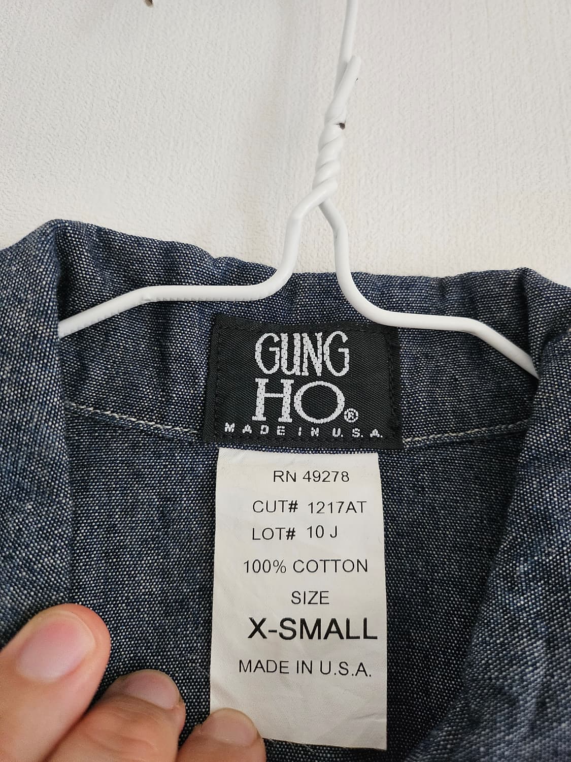 궁호 GUNG HO 샴브레이 셔츠 상품이미지4