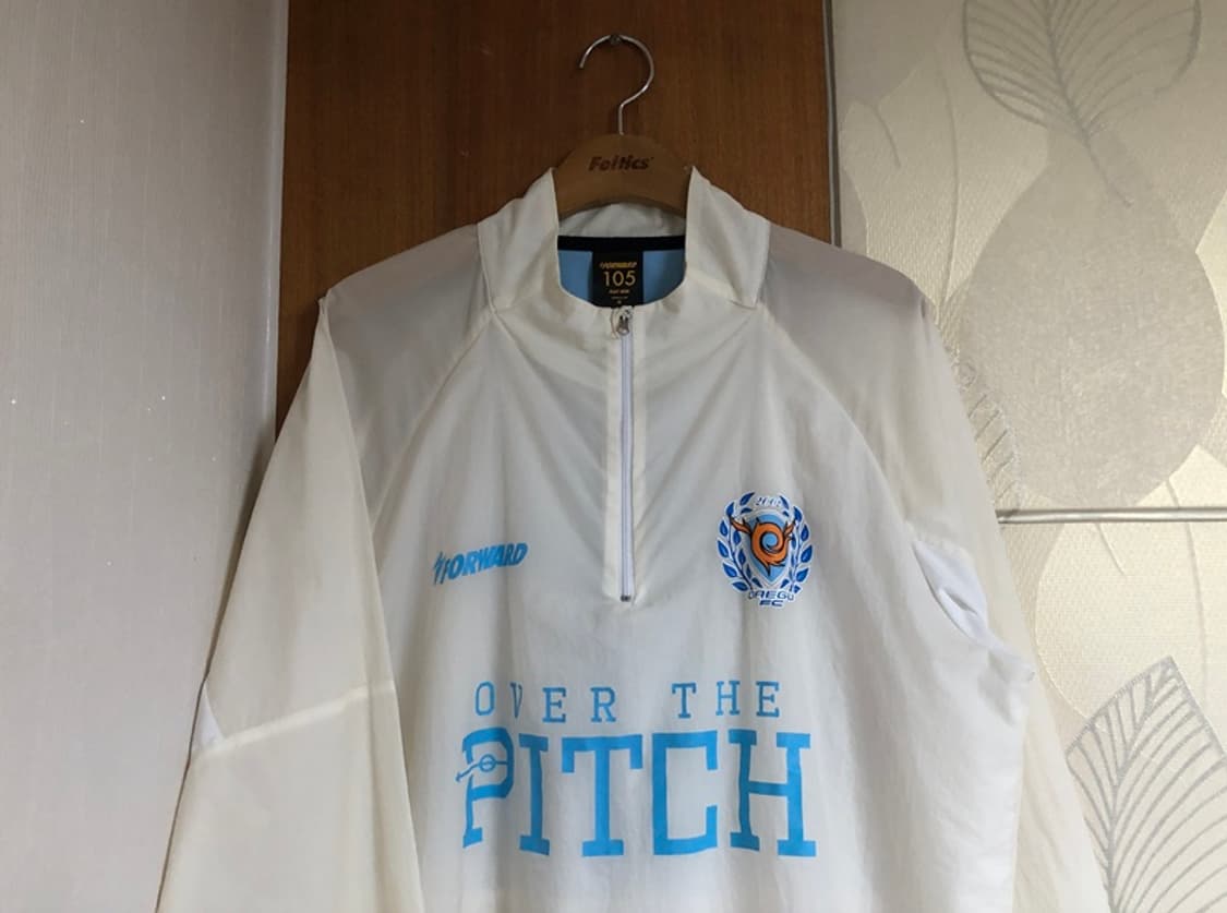 K리그2 포워드X오버더피치 대구FC 하프집업 웜업자켓 105 상품이미지2