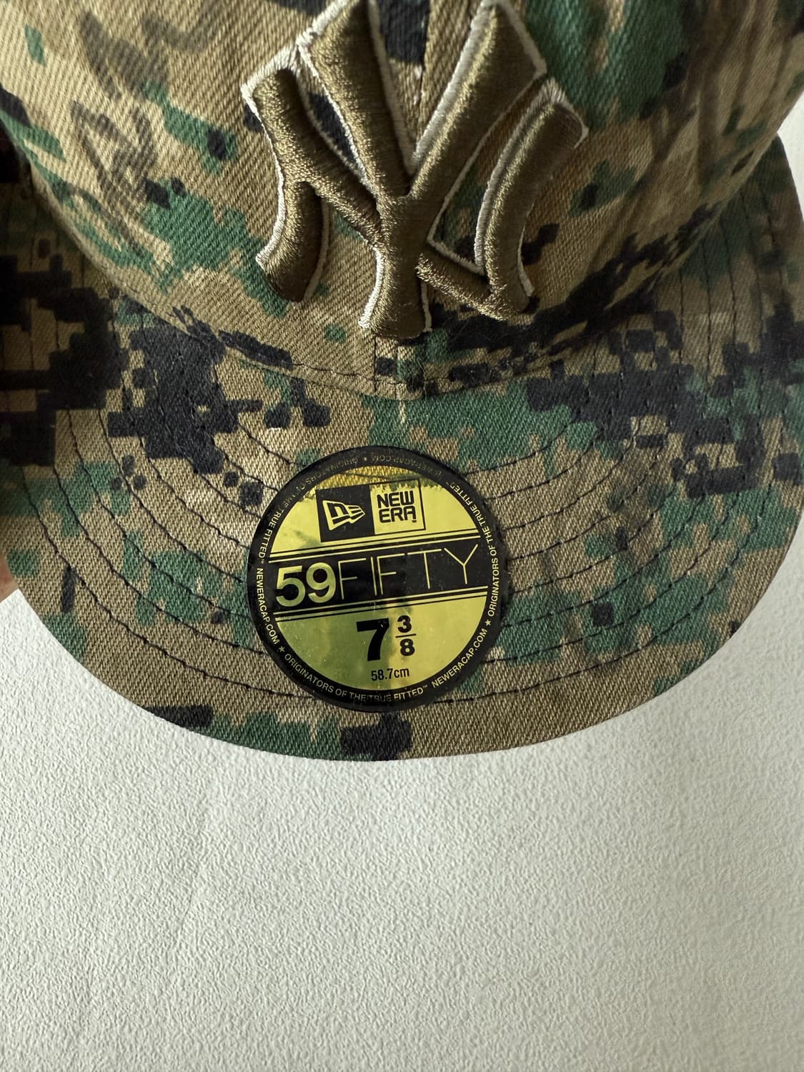 뉴에라(NEW ERA) 양키스 밀리터리 스냅백(싸인본) 상품이미지3