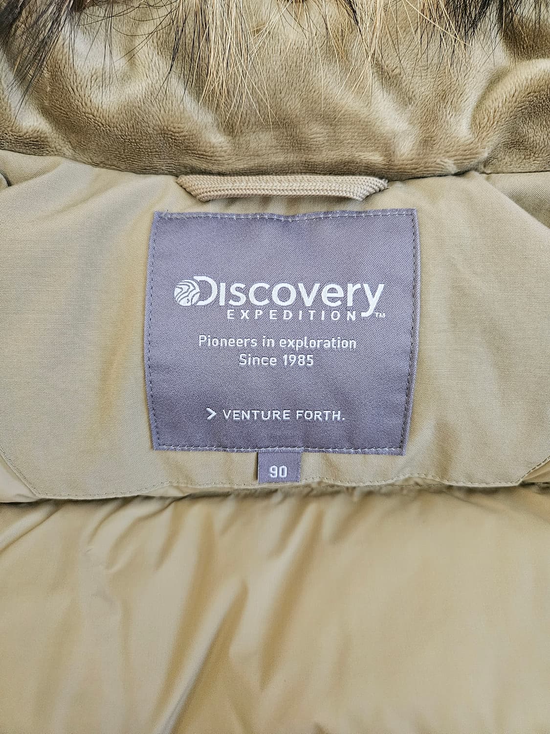 디스커버리 베이지 숏패딩 상품이미지6