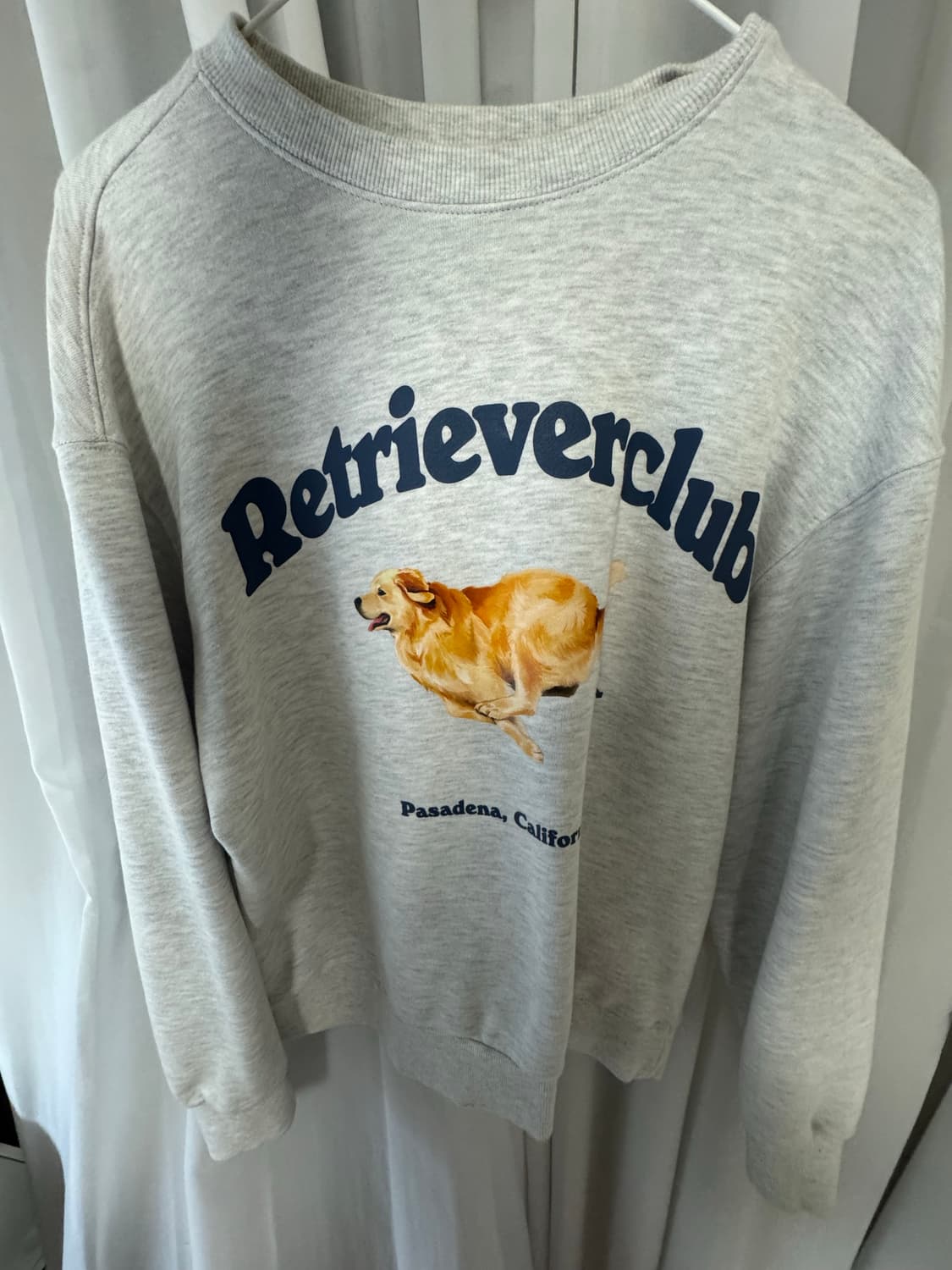 리트리버클럽 맨투맨 m 상품이미지1