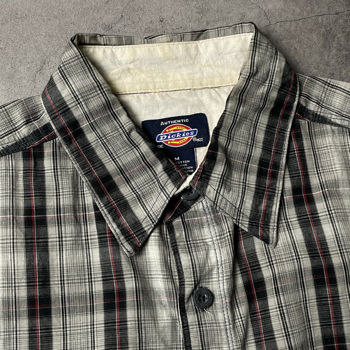 DICKIES 디키즈 빈티지 체크 반팔 워크 셔츠 A00930 상품이미지2