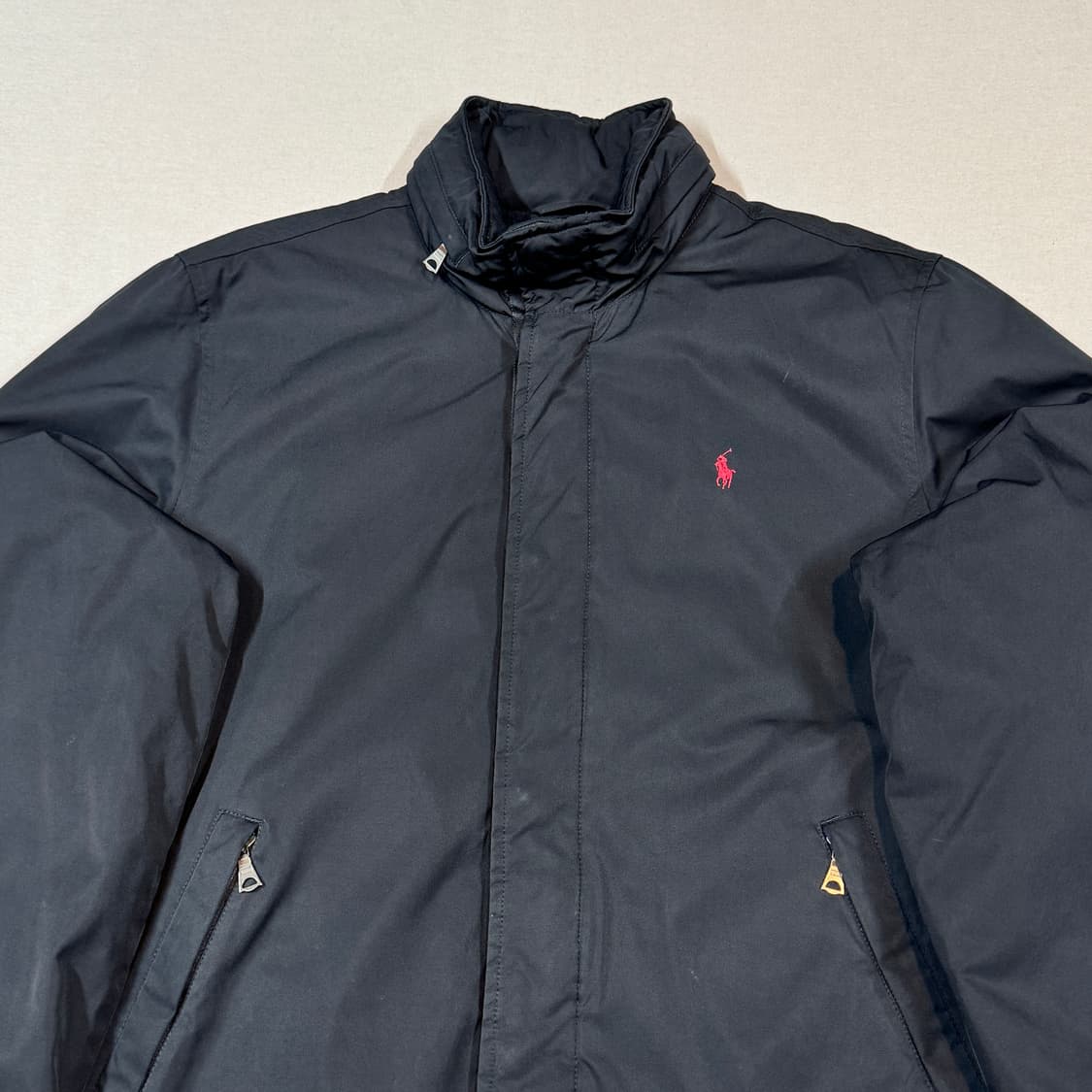 L) 폴로 랄프로렌 블랙 폴리쉘 히든후드 페리 자켓 상품이미지3