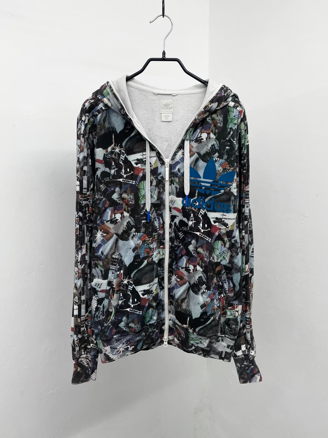 아디다스 올드스쿨 그래픽 후드집업  상품이미지4