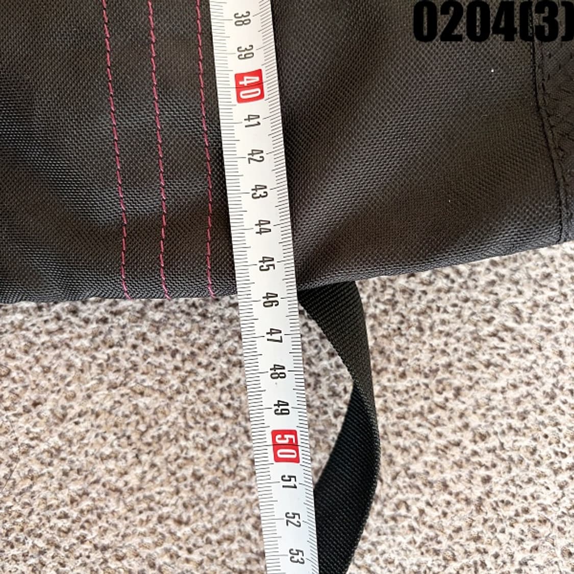 [실측확임] 아메리칸투어리스트 블랙 백팩 가방 (지퍼끈X) 0204(3) 상품이미지10