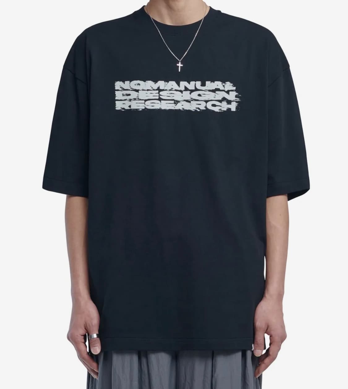 노매뉴얼 D.B.L T-SHIRT - BLACK 상품이미지1