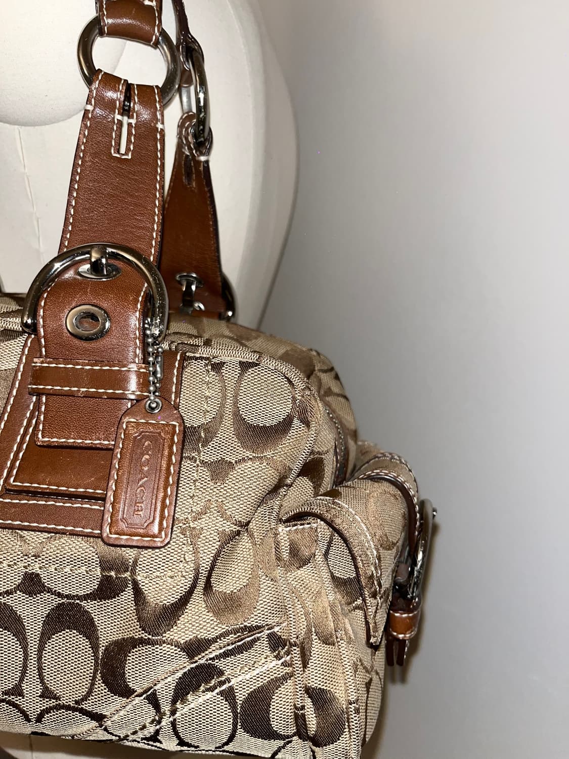 📦 Coach Signature brown Shoulder Bag 상품이미지5