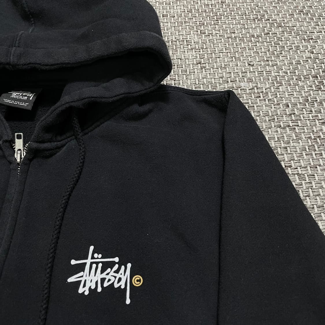 M 스투시 빅로고 후드집업 상품이미지4