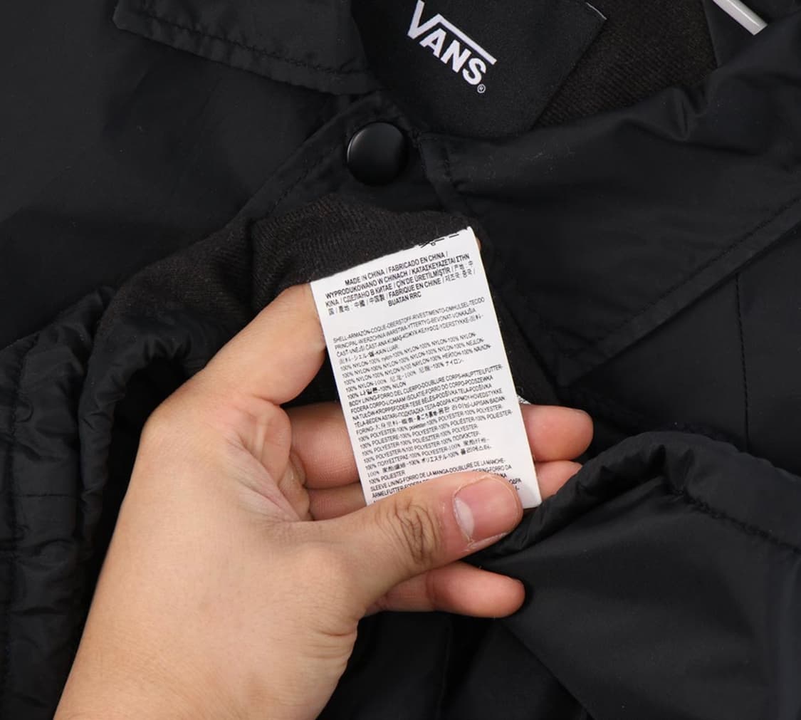 M) VANS 나일론 윈드브레이커 자켓 남자 상품이미지3