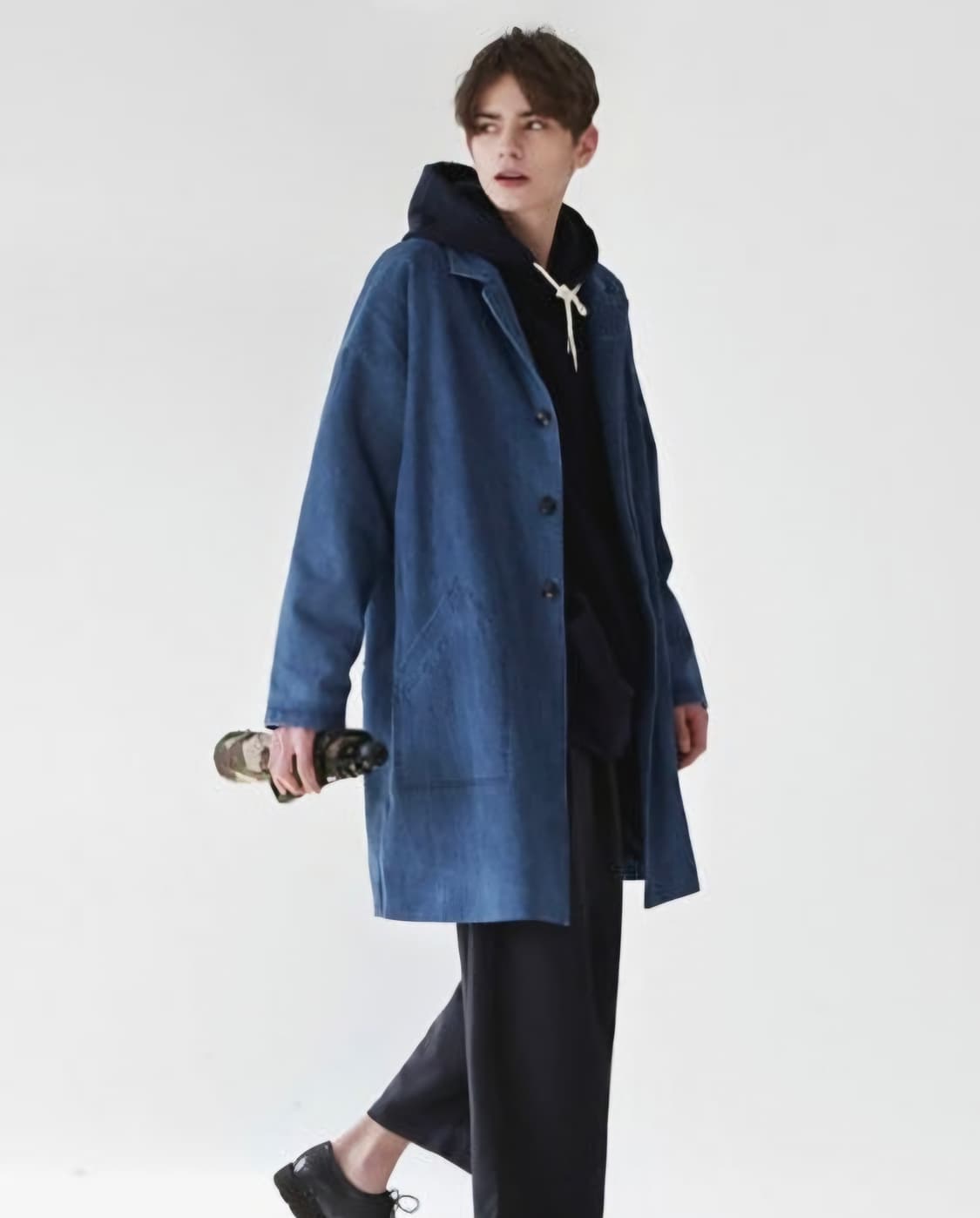 어나더오피스 데님 코트 상품이미지2