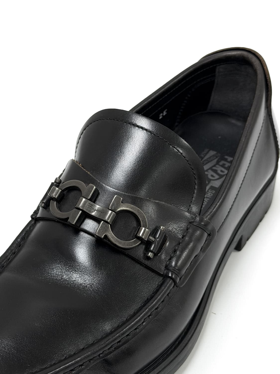 페라가모 간치니 레더 비트 로퍼 상품이미지6