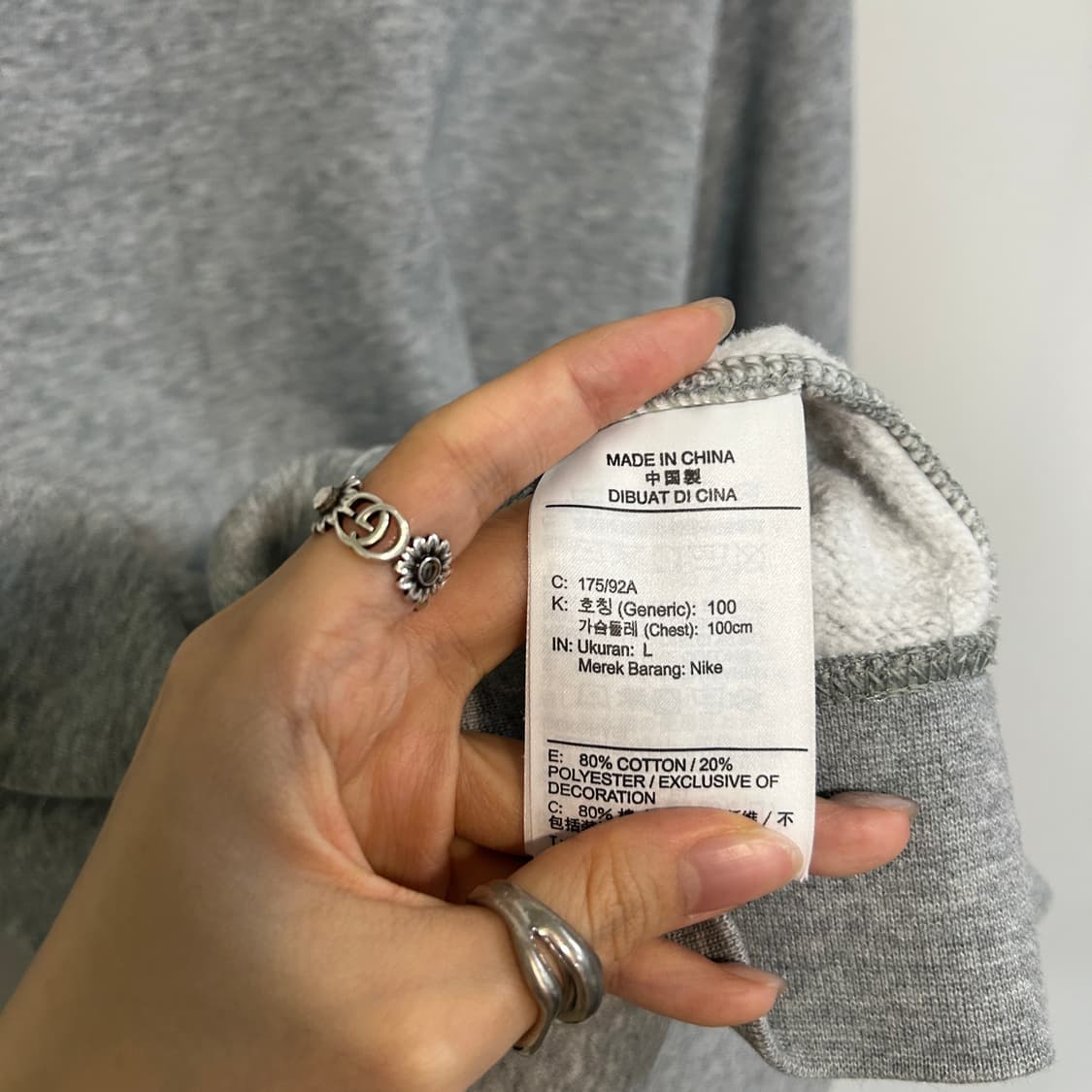 나이키 남성 맨투맨 티셔츠 100 상품이미지4