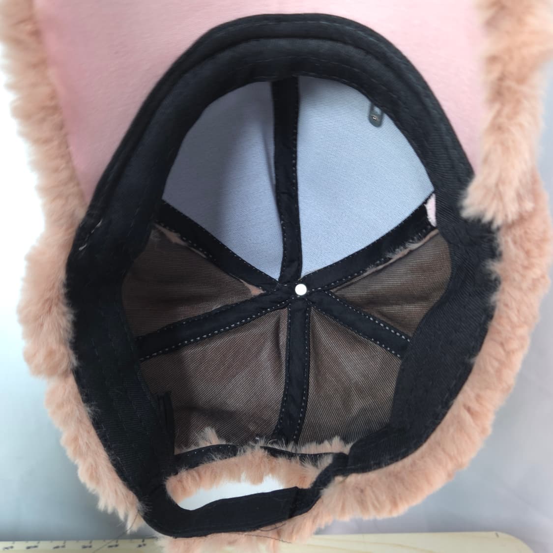 아미 핑크 퍼 볼캡 모자 상품이미지7