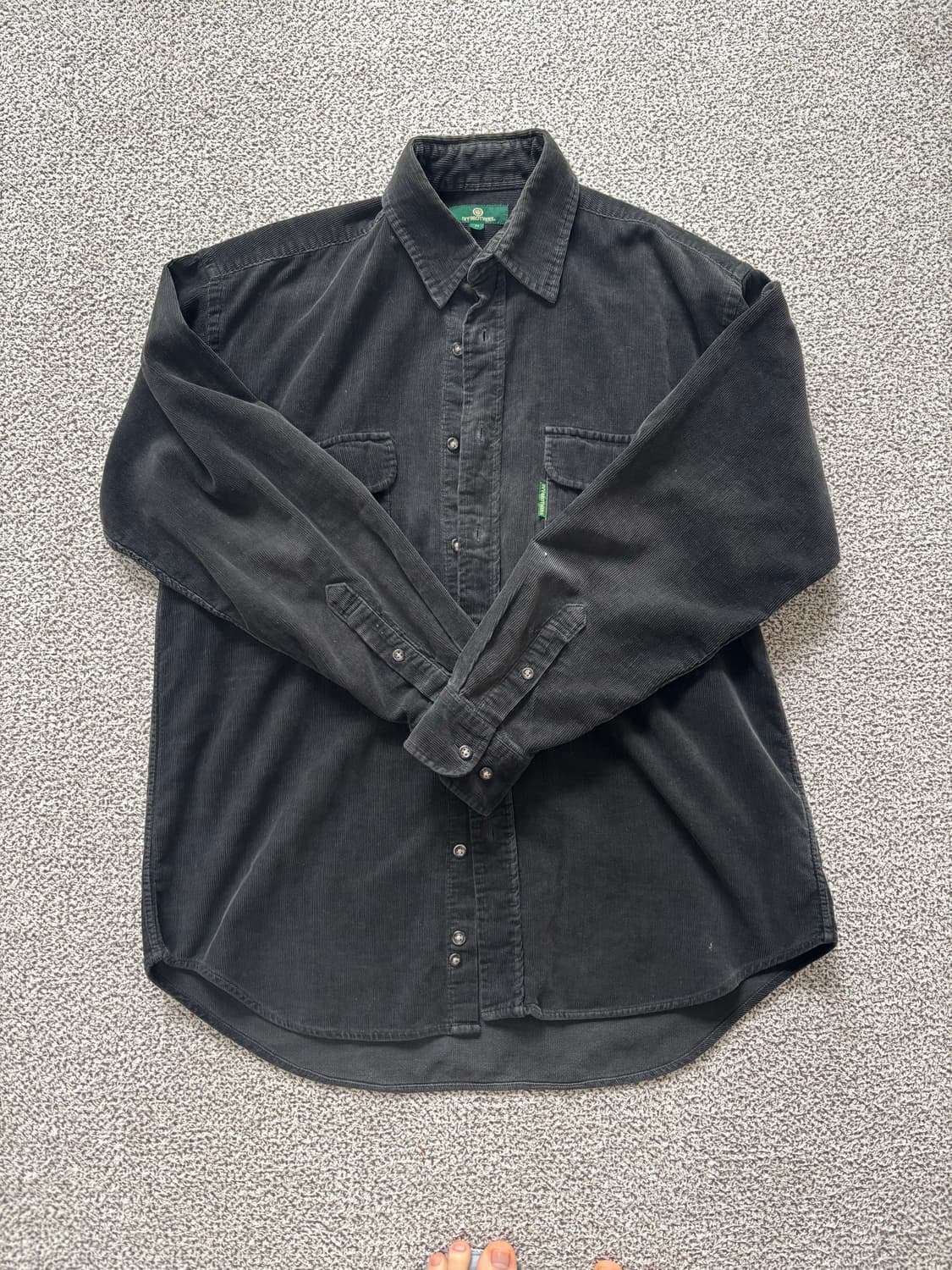 빈티지 브라운 셔츠  상품이미지1