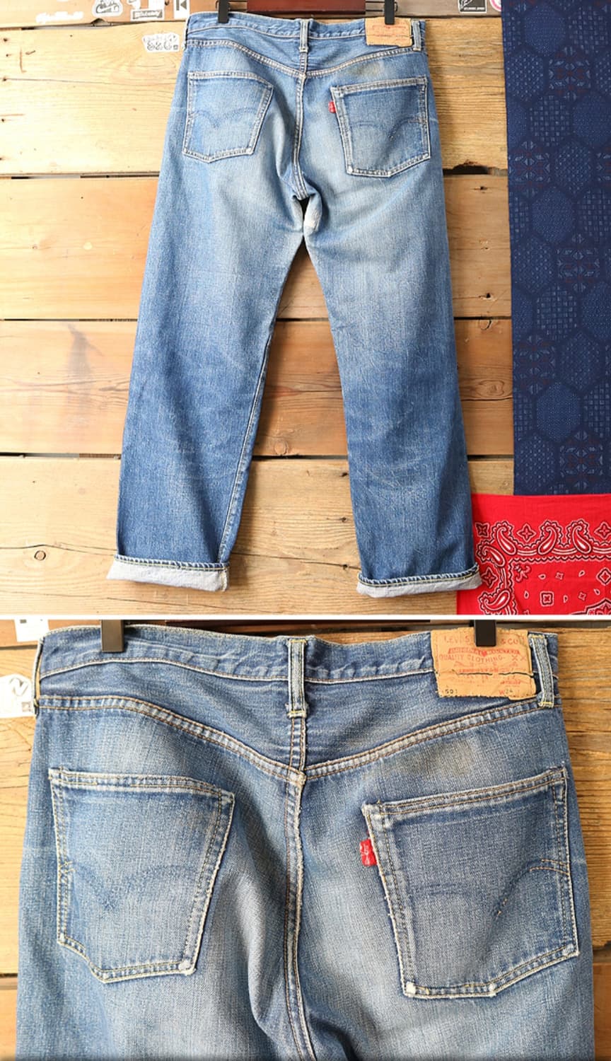 미국 메이드 60s LEVIS 리바이스 501XX A 타입 빅E 빈티지
 상품이미지4