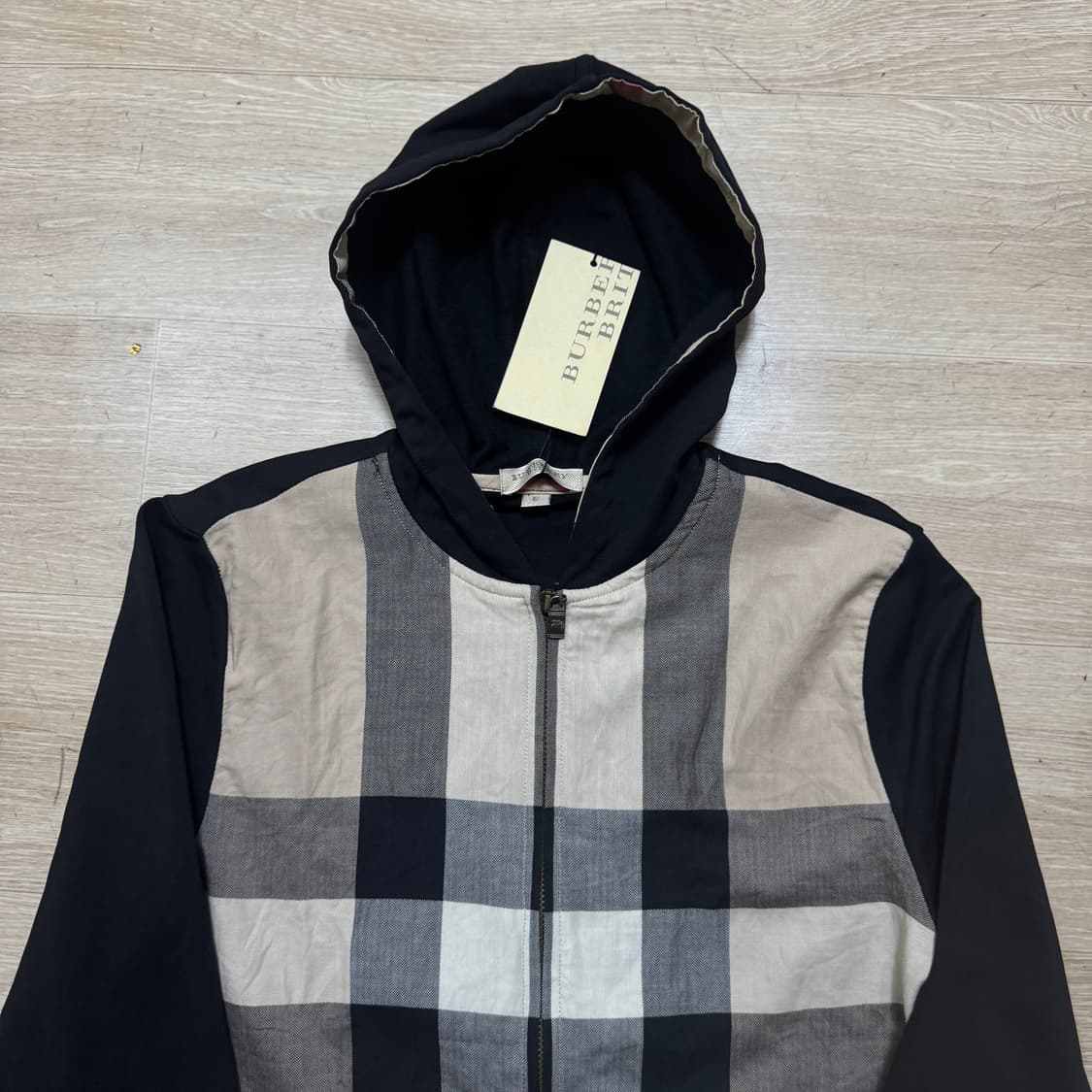 버버리 여성 체크 후드집업 (새상품) 상품이미지2