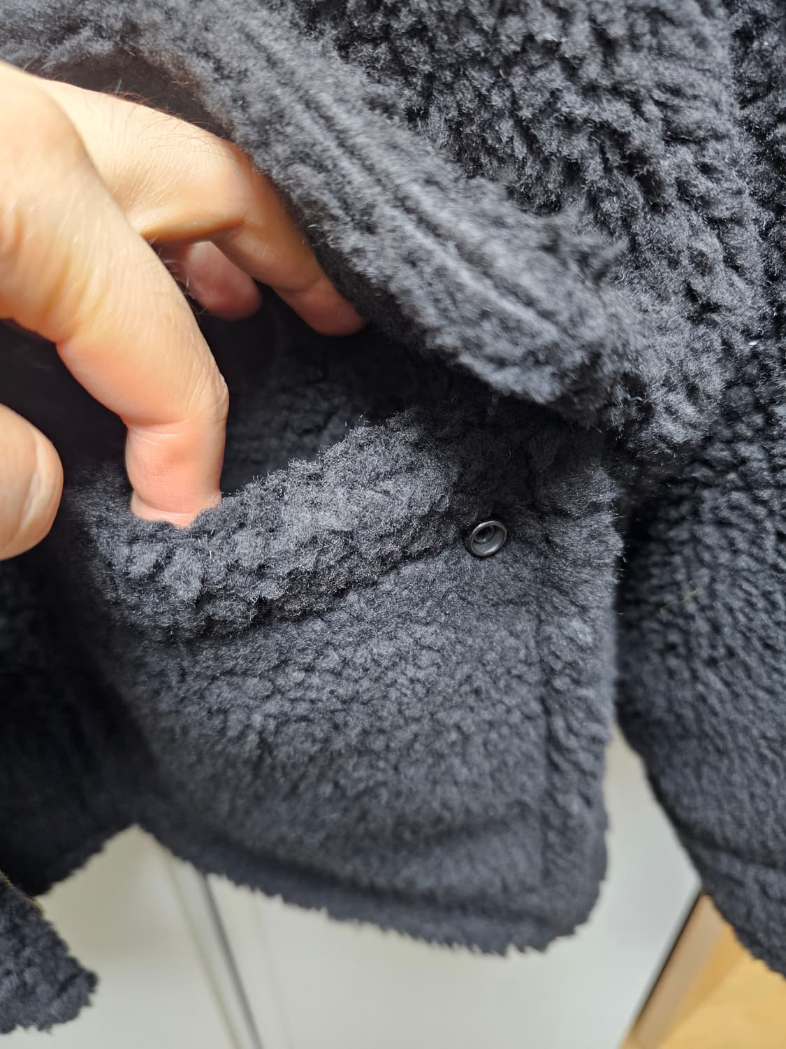 새상품 TNGT 구스 시어링  점퍼 상품이미지6