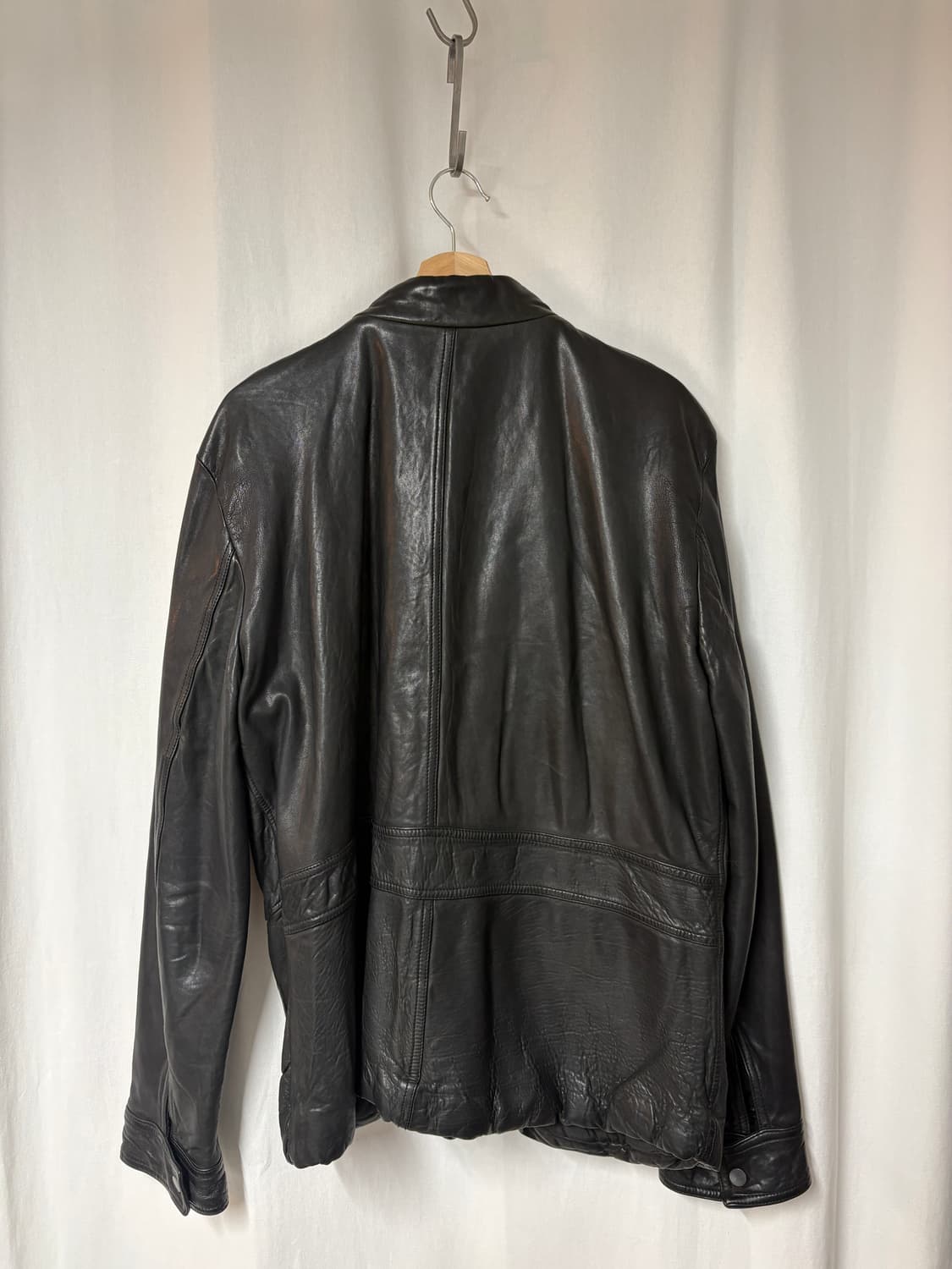 조르지오 알마니 01aw 사파리 레더 자켓 상품이미지2