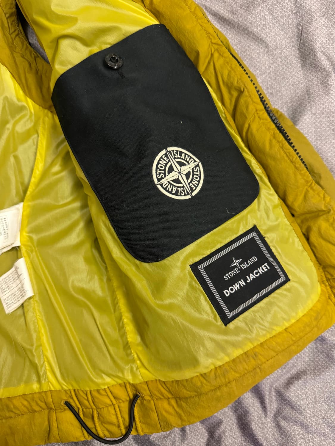 스톤아일랜드 08A/W Opaque 엘로우 패딩 베스트 자켓 상품이미지5