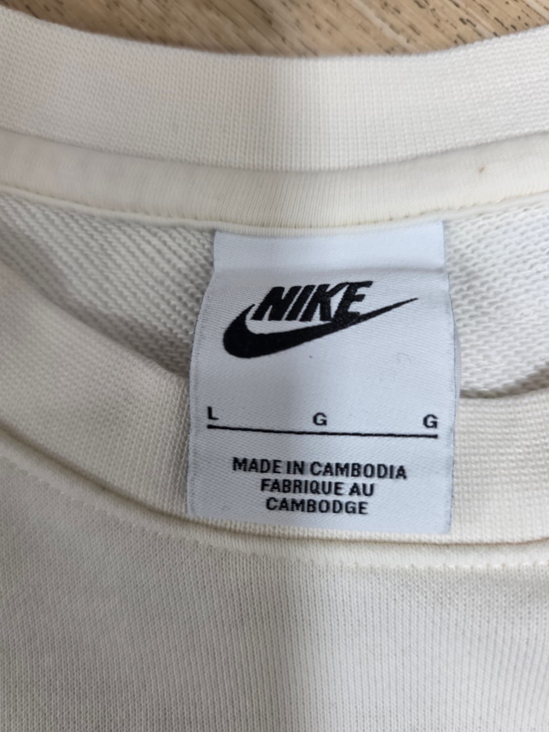 나이키 NSW 프렌치 테리 크루넥 맨투맨 L 상품이미지7