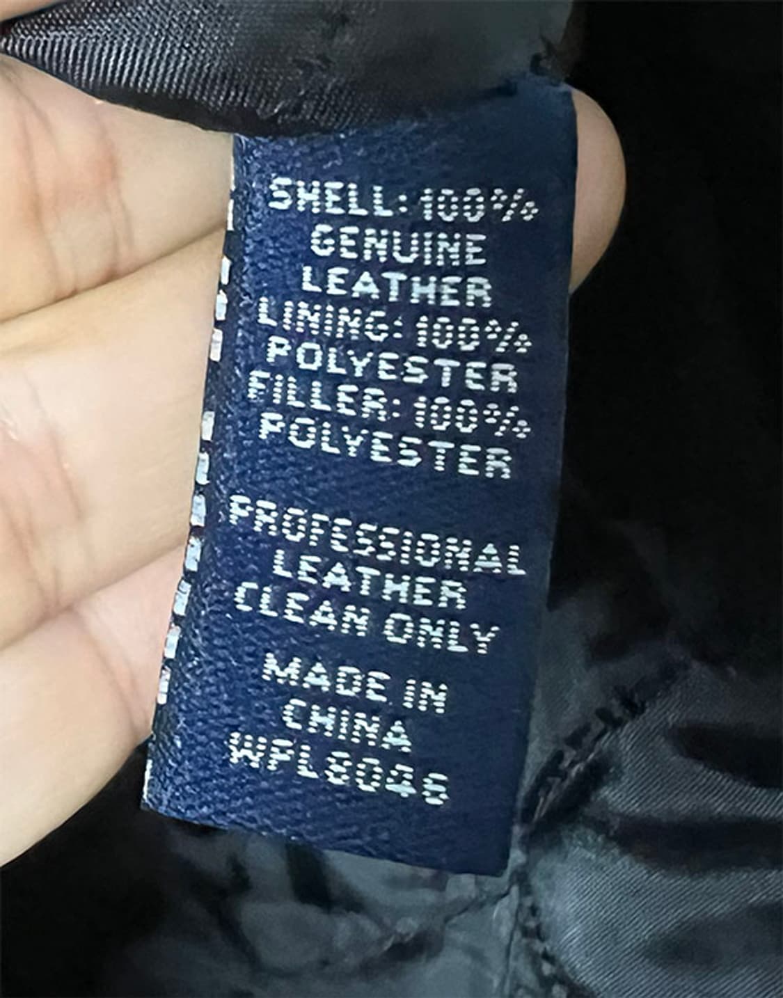 John Ashford 리얼레더 남자 누빔 M 오버핏 95-100 상품이미지4