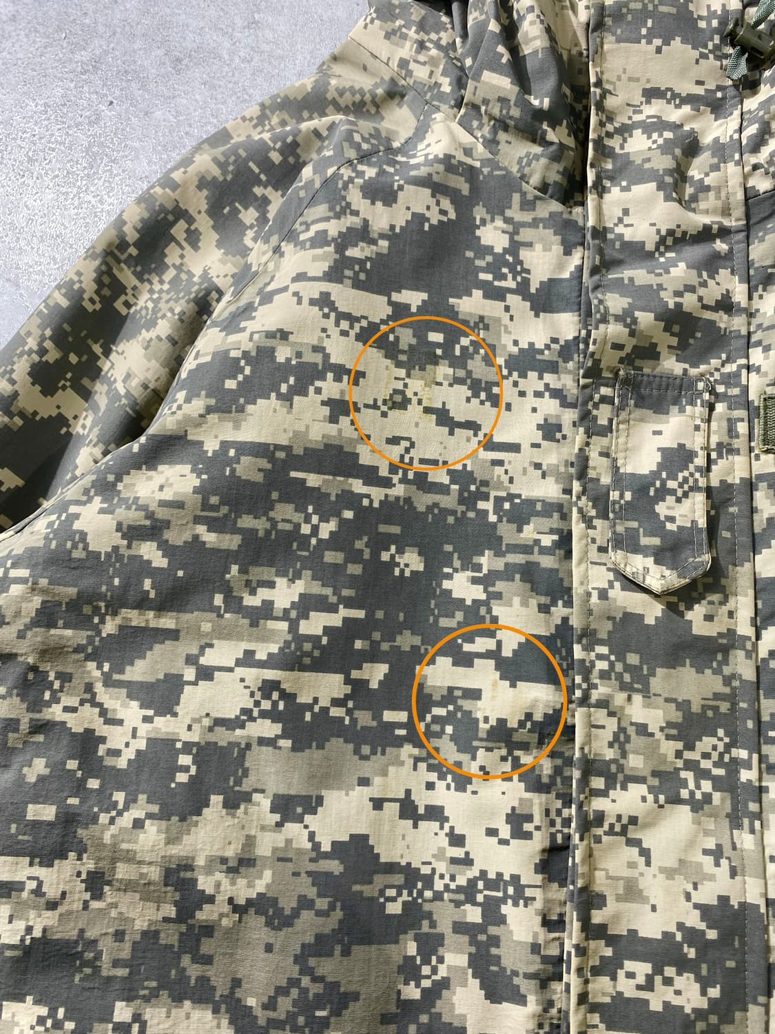 [XL] U.S.AIR FORCE 미군 ECWCS 디지털카모 파카 상품이미지3
