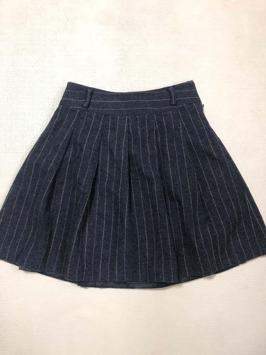 빈티지 그레이 비비드 스트라이프 스커트 상품이미지9