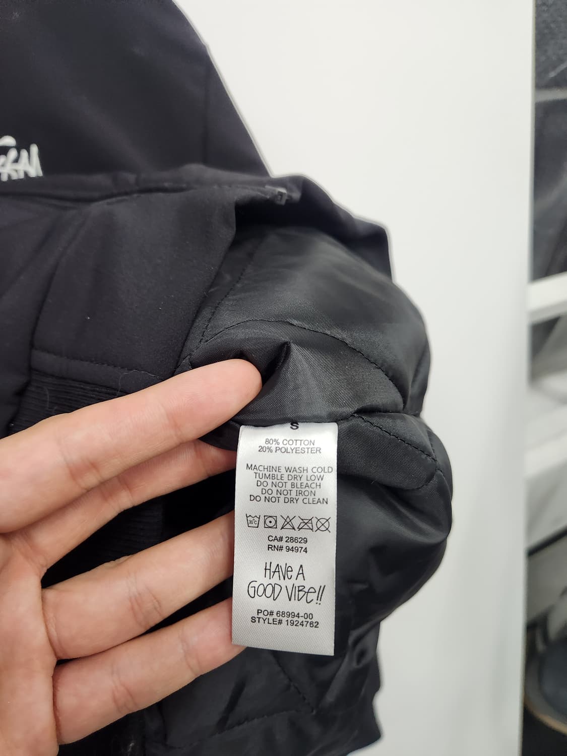 스투시 로고 봄버자켓 상품이미지7