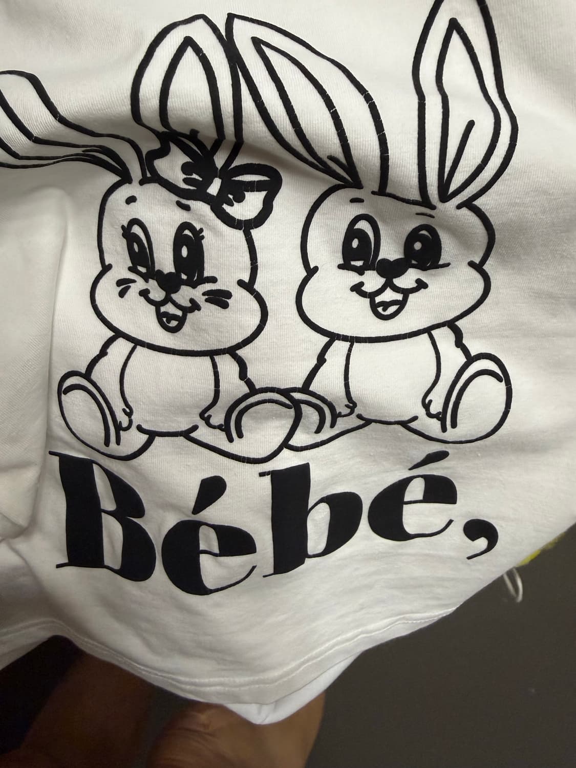 누아르 나인  bebe  래빗크롭티  free 상품이미지4