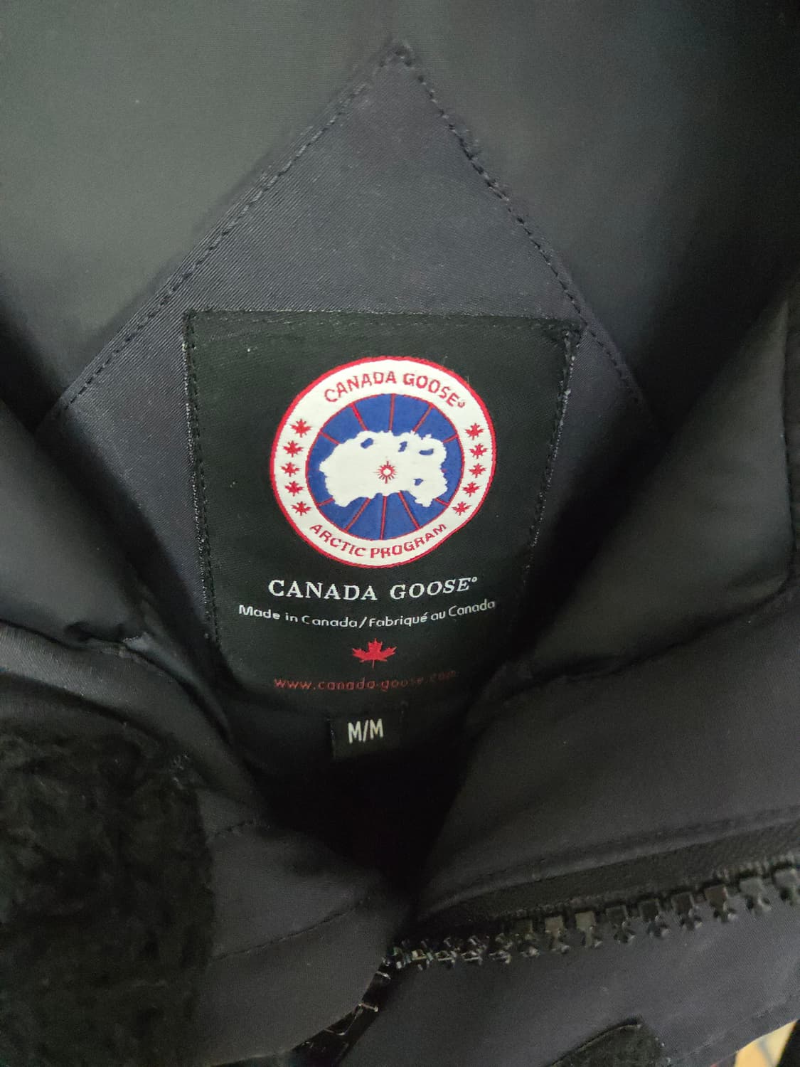 캐나다구스 CANADA GOOSE 시타델 파카 다크네이비 M 상품이미지5