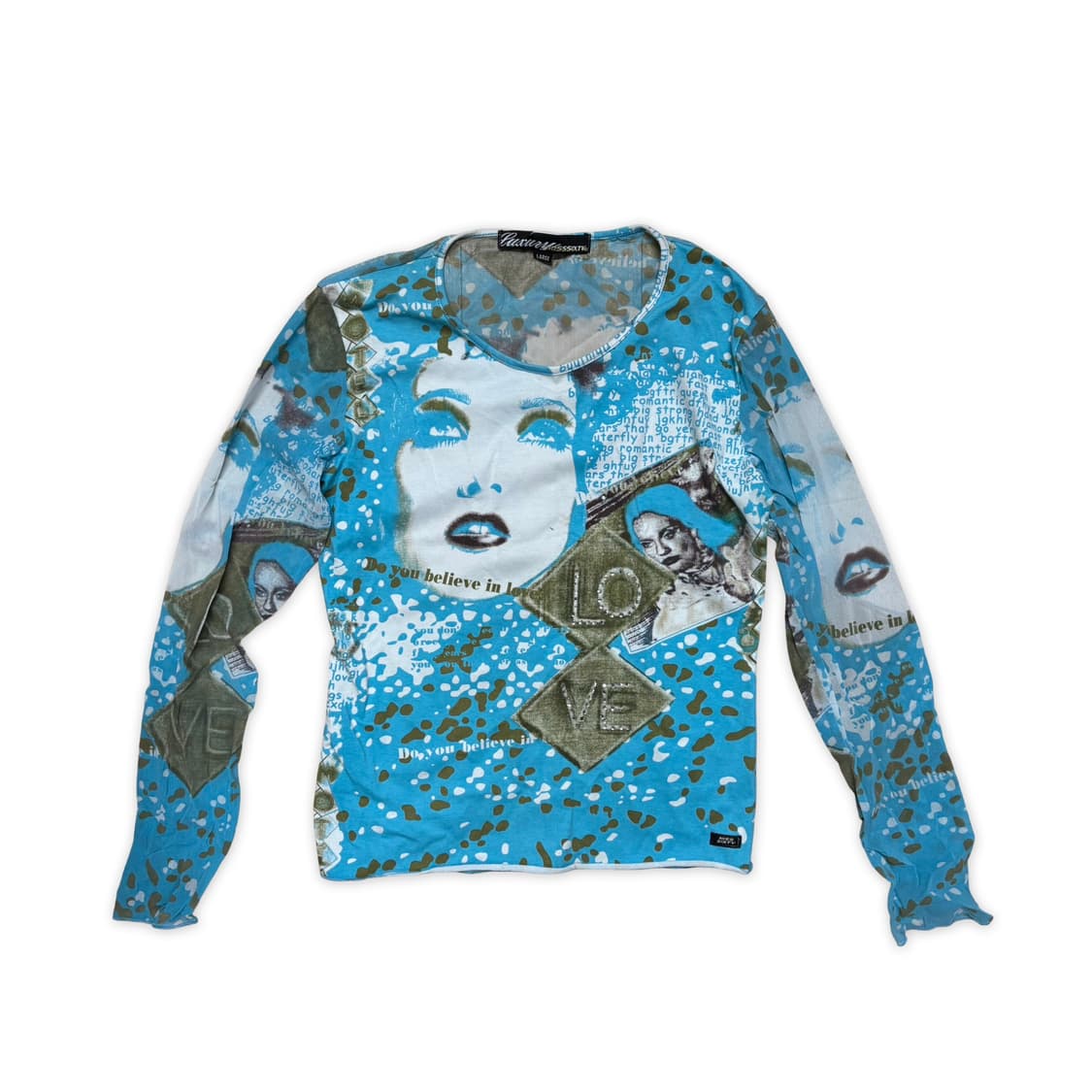 Miss Sixty 메쉬 큐빅 롱슬리브 상품이미지3