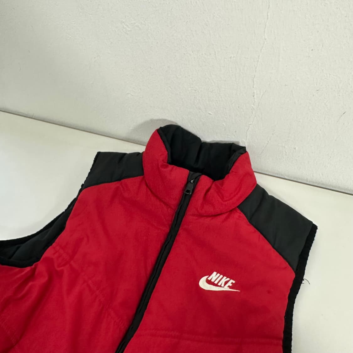 95 나이키 레드 패딩조끼 상품이미지1