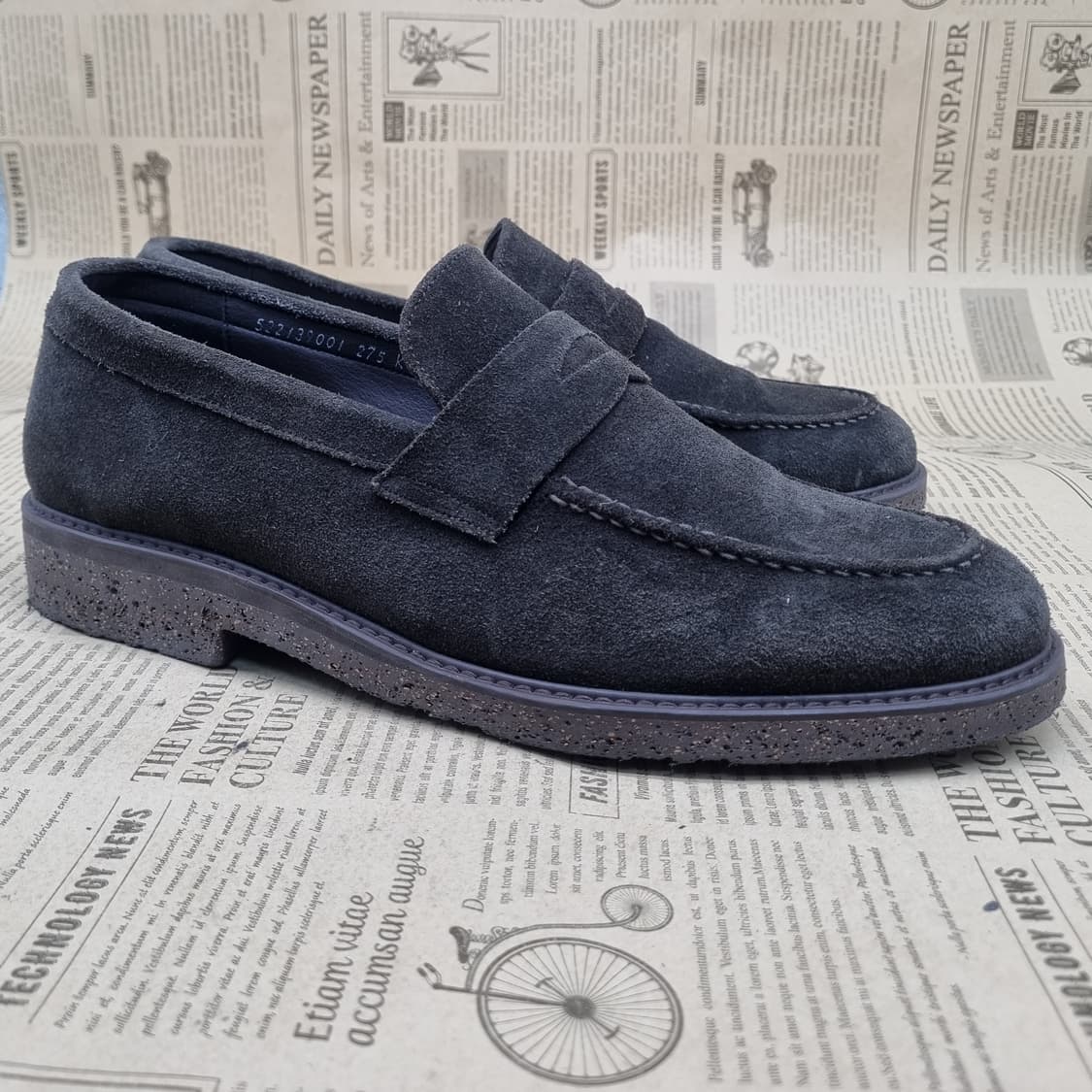 미소페 스웨이드 남성페니로퍼 실사이즈290 상품이미지1