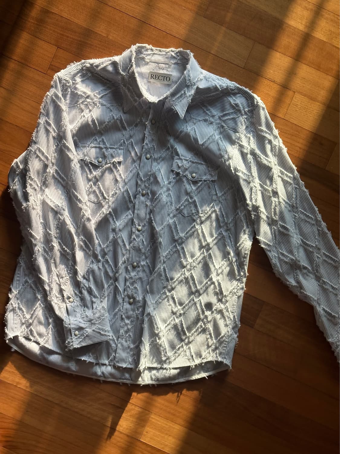 recto 렉토 보헤미안 셔츠 L 상품이미지2