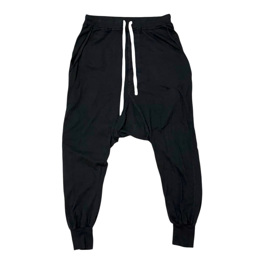 20SS 릭오웬스 다크쉐도우 드로우 스트링 사루엘 팬츠 블랙 상품이미지1